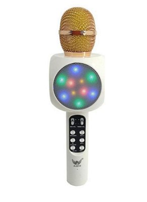Microfone karoke bluetooth tf/usb/fm radio altomex a-915