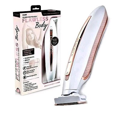 Aparador de pelos feminino flawless body 8016 bnz-909304