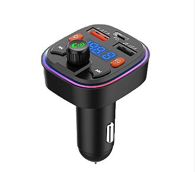 Carregador mp3 player bluetooth para carro h'maston 20w cd01