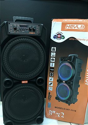 Caixa de som bluetooth portatil heyli hy-1119