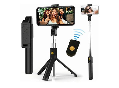 Tripe suporte de celular pau de selfie p50 wireless stand