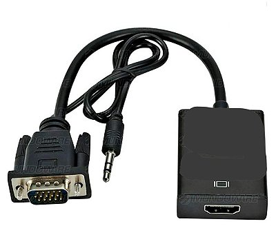Conversor adaptador vga x hdmi chb-45