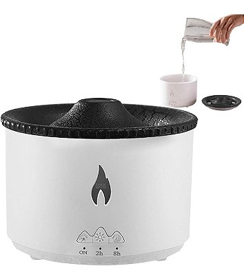 Umidificador aromatizador difusor ultrasonic led 300ml h'maston jsq01