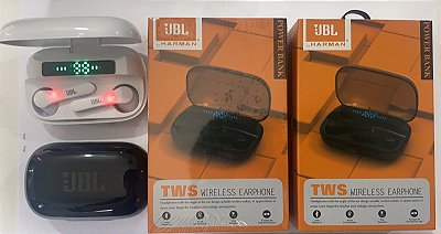 Fone de ouvido bluetooth sem fio jbl power bank tws