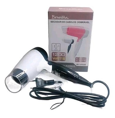 Secador de cabelos dobravel atomo mo-532d 1400w