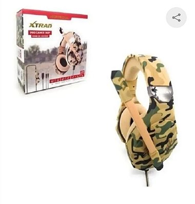 Fone de ouvido gamer profissional pc/notebook xtrad lc-821