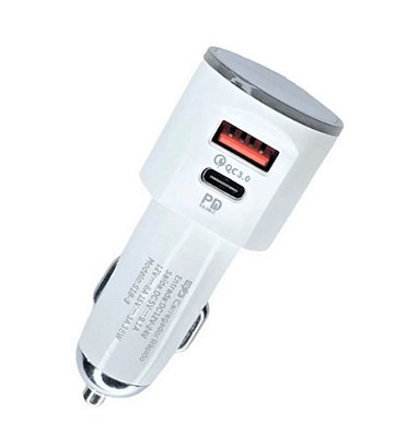 Carregador veicular h'maston 38w L06L preto