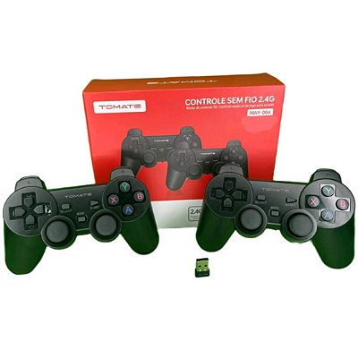 Controle usb sem fio a pilhas para pc/notebook/tvbox tomate may-004a
