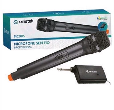 Microfone sem fio profissional receptor p10 mc805