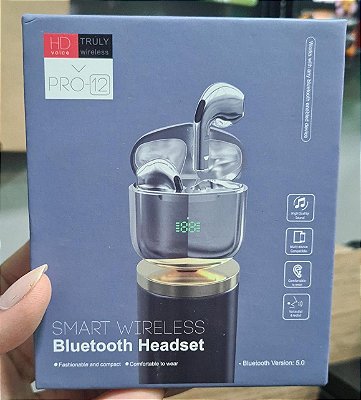 Fone de ouvido bluetooth pro-12