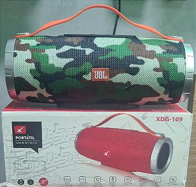 Caixa de som bluetooth jbl xdg-109