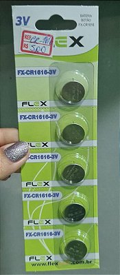 Bateria botao flex fx-cr1616