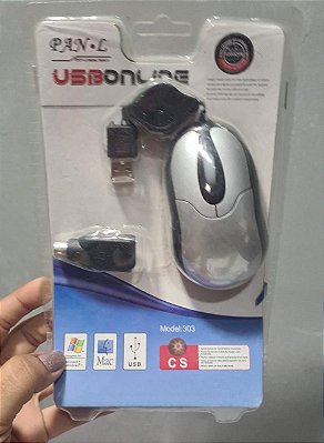 Mouse com fio pan.l usbonline 303