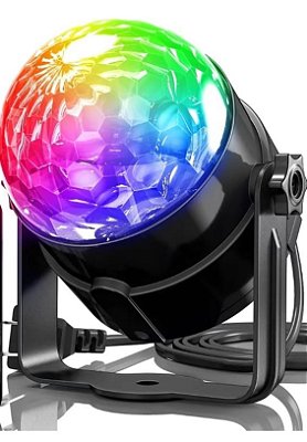 Globo led music festa rgb laser lt-775