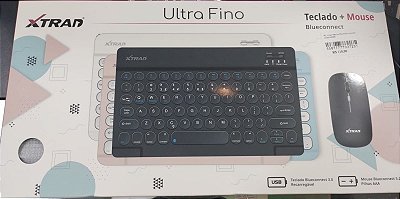 Kit teclao+mouse bluetooth ultra fino xtrad hk8880
