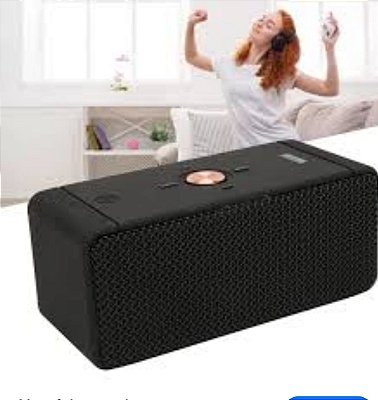 Caixa de som karaoke bluetooth/aux/tf recarregavel h'maston mx06