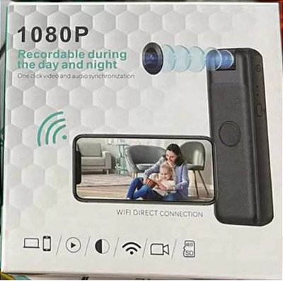 Camera espia recarregavel sem fio clip ipc-i100