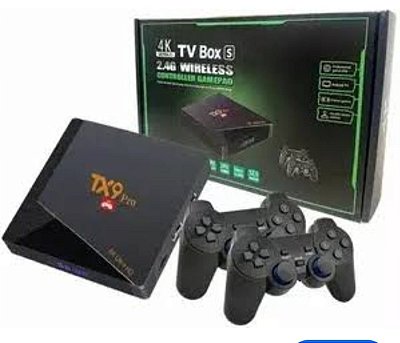 Tv box e gamepad android tv 4k ultra tx9 pro