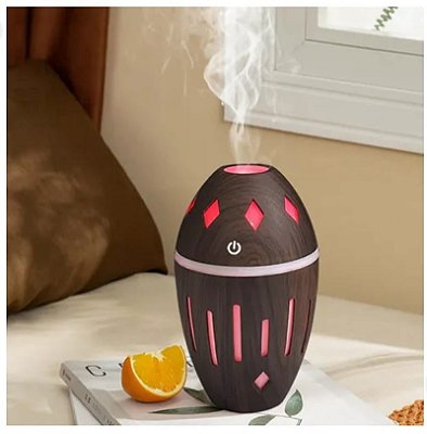 Umidificador aromatizador de ar rgb colorido atomo mo-jc-043