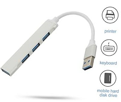 Hub extensor adaptador usb x 4usb atomo slim mo-808u