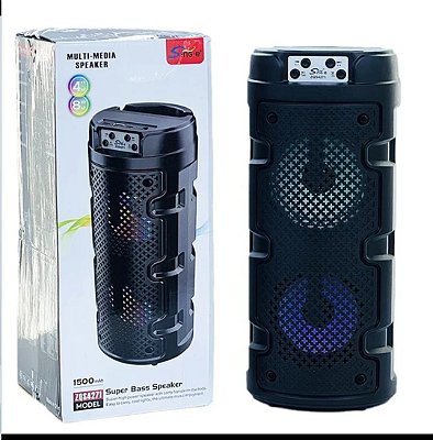 Caixa de som bluetooth/tf/usb/fm radio recarregavel 2x8w zqs4271