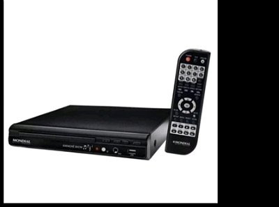 Aparelho karaoke show vídeo player mondial d-20