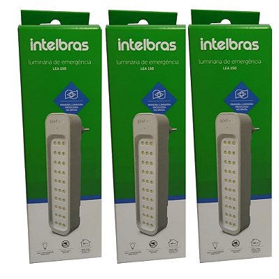 Luminaria de emergencia intelbras lea 150