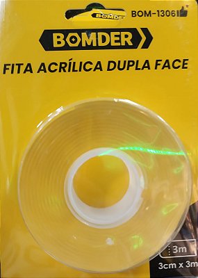 Fita dupla face bomder bom-1306 2 mts