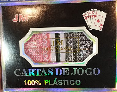 Cartas de baralho kit com 2 unidades