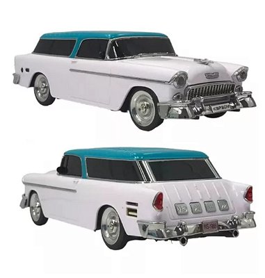 Caixa de som bluetooth/tf/usb/fm radio recarregavelcarro cadilac ws-1955