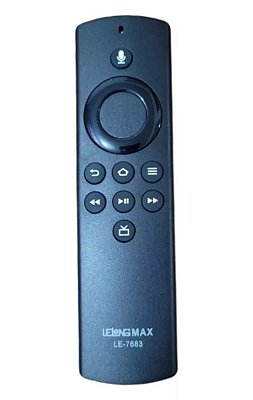 Controle remoto de tv fire tv stick amazon com controle de voz le-7683-1