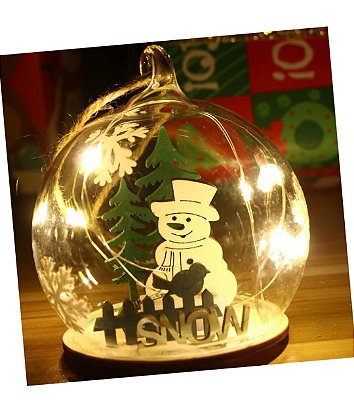 Bola enfeite natal led