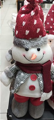 Boneco de neve natal luminaria