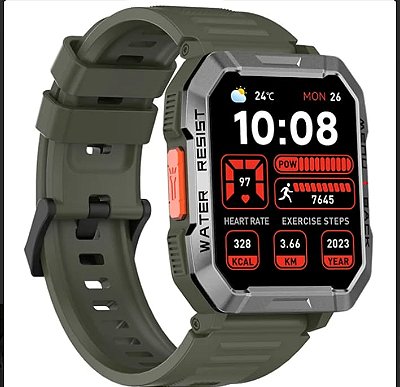 Relogio digital smartwacht blackview w60 2 pulseiras