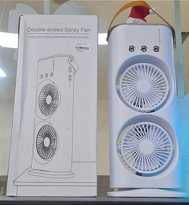 Ventilador umidificador de mesa duplo zmfs-02