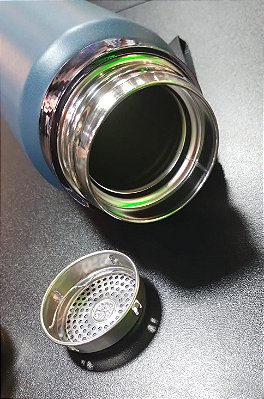 Garrafa termica sensor termica led cup 800 ml stanley