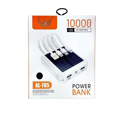 Bateria carregador portatil power bank 10000mah altomex al-785