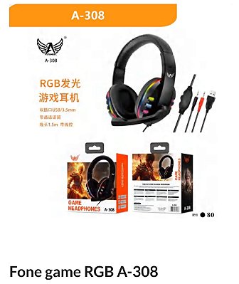 Fone de ouvido game headphones altomex a-308