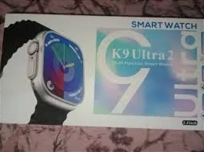 Relogio digital smartwacht khostar k9 ultra 2 com 2 pulseiras