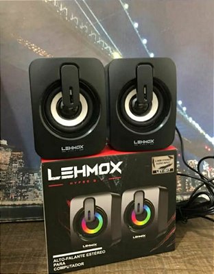 Caixa de som para pc/notebook/ipod/iphone/usb lehmox ley-1917