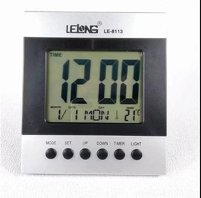 Relogio de mesa digial lelong le-8113