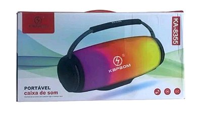 Caixa de som bluetooth/tf/fm radio/usb recarregavel kapbom ka-8355