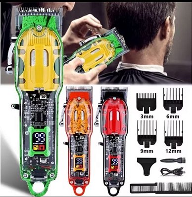 Maquina aparelho de barbear/corte de cabelo e depilacao recarregavel extra zl-808