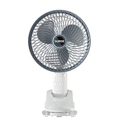 Ventilador de mesa recarregavel com clip luatek ls-980