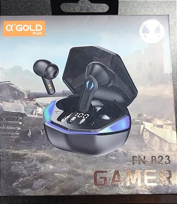 Fone de ouvido bluetooth gamer ox'gold plus fn-b23