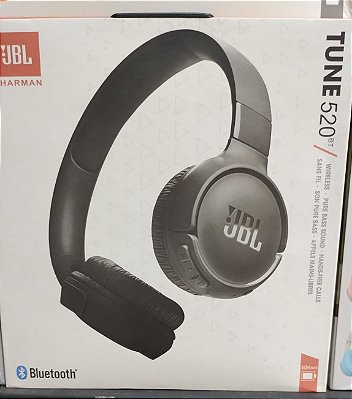 Fone de ouvido bluetooth jbl  harman tune 520bt preto promo