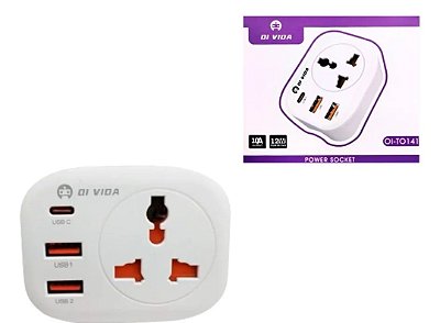 Tomada conversor adaptador oi-to141
