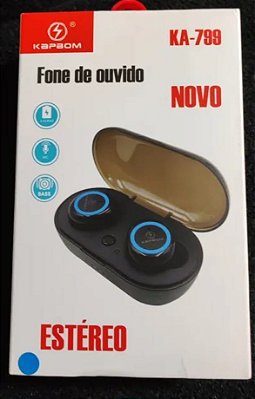 Fone de ouvido bluetooth kapbom ka-799