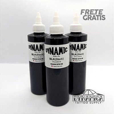 Combo - 03 tintas pretas Dynamic BLK - 240ml - Frete Grátis