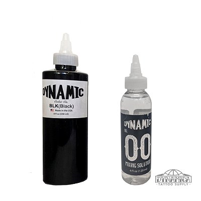 Combo: Dynamic Preta BLK + Diluente 00 Dynamic